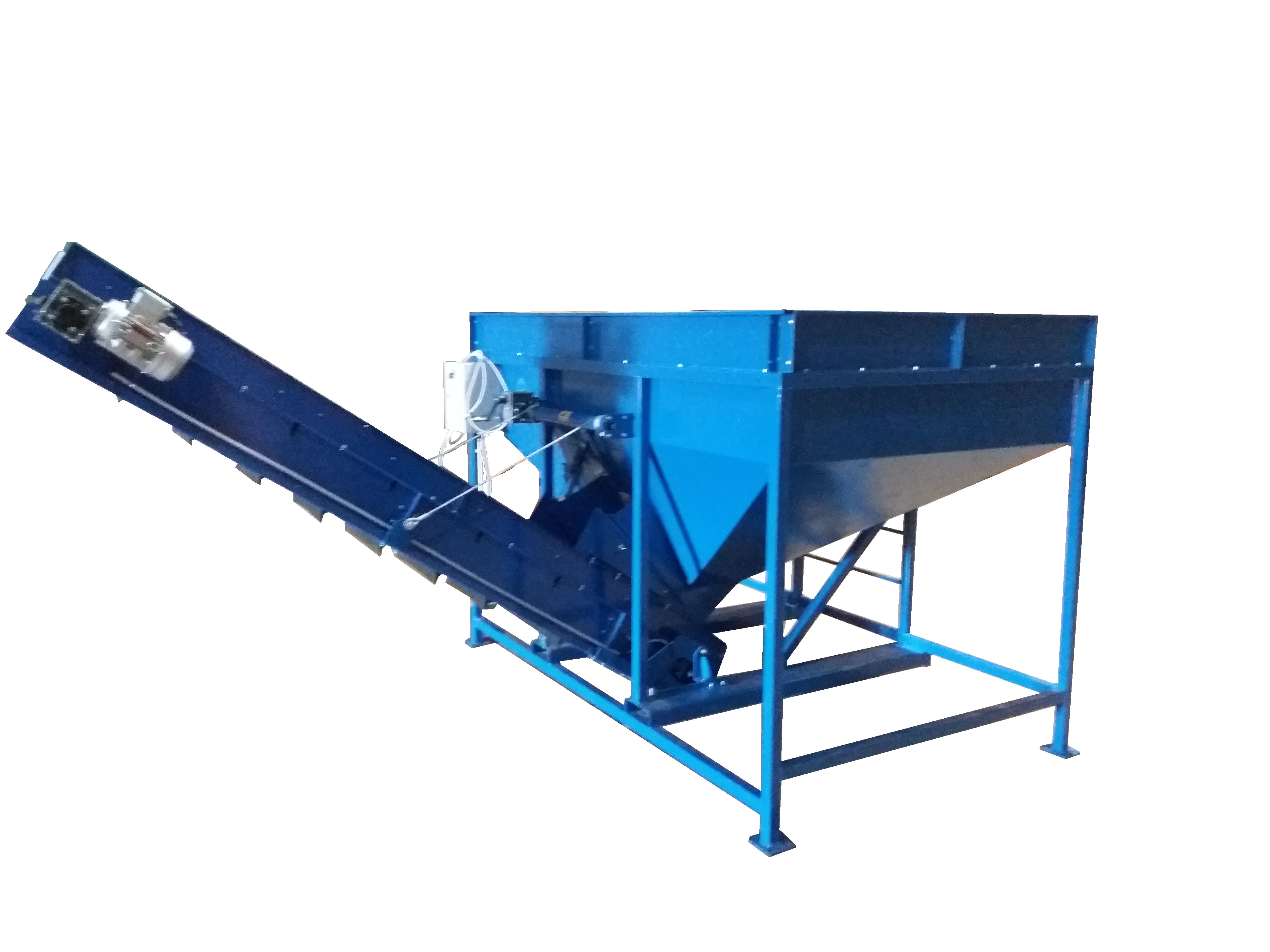 Tároló adagoló - Ládaúrító Garat ipari kivitel